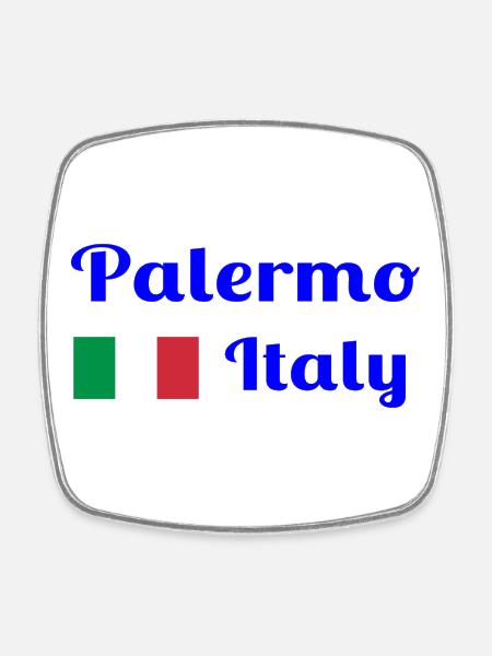 Palerme, Italie - Imprimés élégants - Magnet carré - blanc