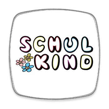 Schulkind 2026 Einschulung - Viereckiger Kühlschrankmagnet - Weiß - Vorne