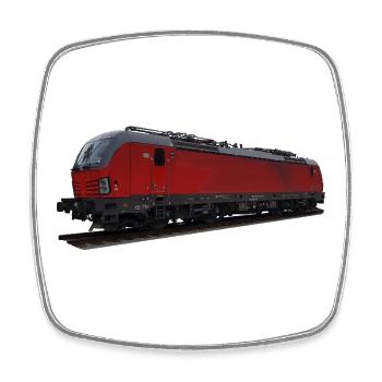 Vectron - Square fridge magnet - white - Front