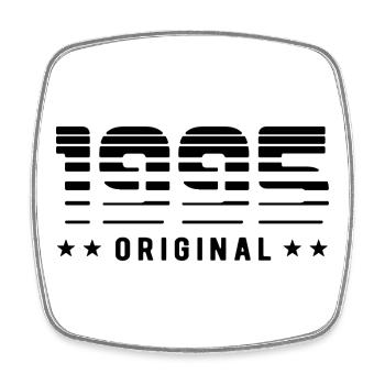 Original 1995 Édition Limitée - Anniversaire - Magnet carré - blanc - Devant