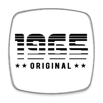 Original 1965 Édition Limitée - Anniversaire - Magnet carré - blanc - Devant