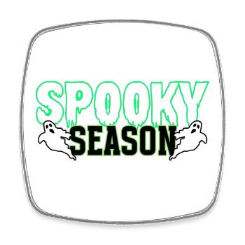 Spooky Season Geister Illustration - Viereckiger Kühlschrankmagnet - Weiß - Vorne