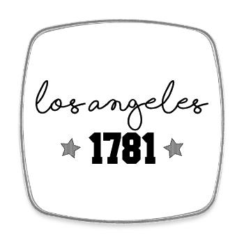 1781 Los Angeles - Magnet carré - blanc - Devant