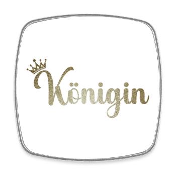 Queen - Square fridge magnet - white - Front