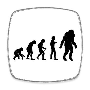 Bigfoot Sasquatch Hide And Seek Sprüche - Viereckiger Kühlschrankmagnet - Weiß - Vorne