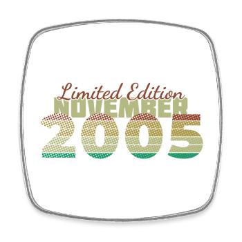 Édition limitée 20e anniversaire (SCR) 11/2005 - Magnet carré - blanc - Devant