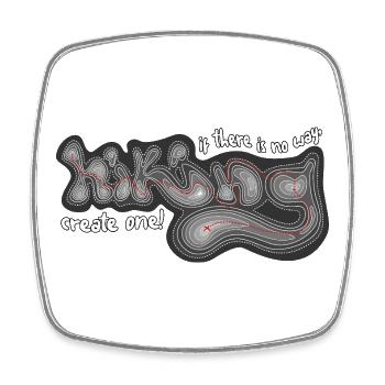 Outdoor - Square fridge magnet - white - Front