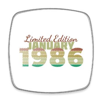 40e anniversaire Édition Limitée (SCR) 01/1986 - Magnet carré - blanc - Devant