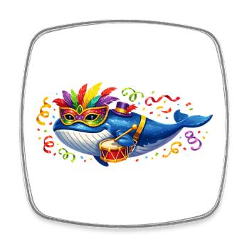 Karnewal Carnival Carnival Gift - Square fridge magnet - white - Front