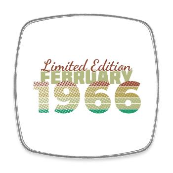 60th Anniversary Limited Edition (SCR) 02/1966 - Square fridge magnet - white - Front