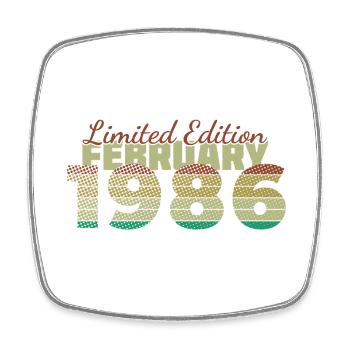 40e anniversaire Édition Limitée (SCR) 02/1986 - Magnet carré - blanc - Devant