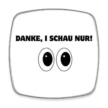 Thanks, I'm just looking! - Square fridge magnet - white - Front