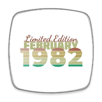 44e anniversaire Édition Limitée (SCR) 02/1982 - Magnet carré - blanc - Devant