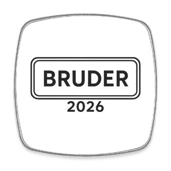BROTHER 2026 Proud Sibling Announcement - Square fridge magnet - white - Front