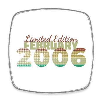 20th Anniversary Limited Edition (SCR) 02/2006 - Square fridge magnet - white - Front