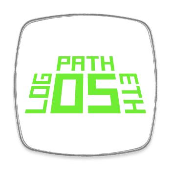 Logos Ethos Pathos Rhetorik Philosophie Student - Viereckiger Kühlschrankmagnet - Weiß - Vorne