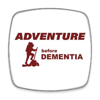CLIMBING ADVENTURE - Square fridge magnet - white - Front