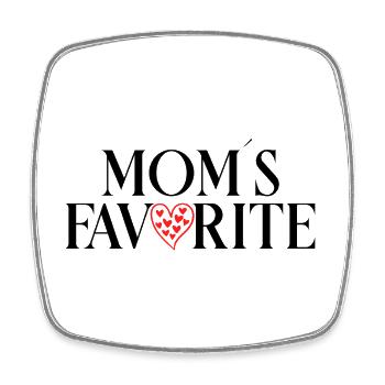 Favorite child - Square fridge magnet - white - Front