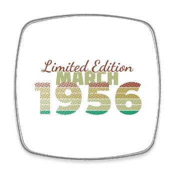 70e anniversaire Édition Limitée (SCR) 03/1956 - Magnet carré - blanc - Devant