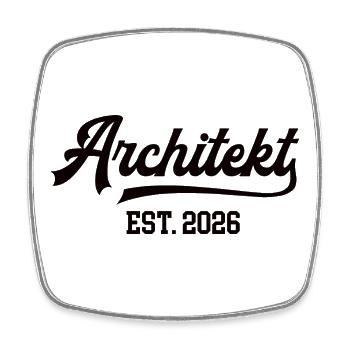 Architekt Architekturstudium Student Architektur - Viereckiger Kühlschrankmagnet - Weiß - Vorne