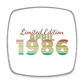 40e anniversaire Édition Limitée (SCR) 04/1986 - Magnet carré - blanc - Devant