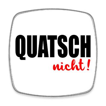 Teacher sayings chatting - Square fridge magnet - white - Front