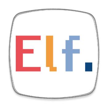 11th Birthday Elf Retro Gift - Square fridge magnet - white - Front