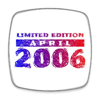 20e anniversaire édition limitée 04/2006 - Magnet carré - blanc - Devant