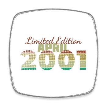 25th Anniversary Limited Edition (SCR) 04/2001 - Square fridge magnet - white - Front