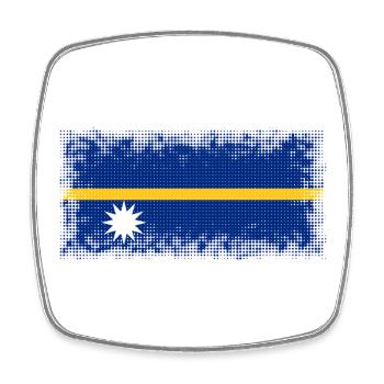 Pays de Nauru - Magnet carré - blanc - Devant