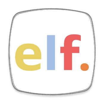 11e anniversaire Jeune Elfe 11 ans - Magnet carré - blanc - Devant