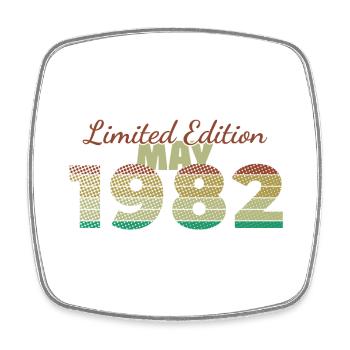 44e anniversaire Édition Limitée (SCR) 05/1982 - Magnet carré - blanc - Devant