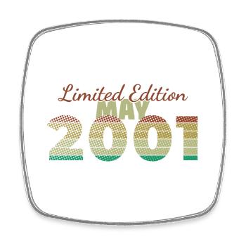 25th Anniversary Limited Edition (SCR) 05/2001 - Square fridge magnet - white - Front