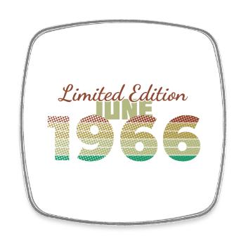 60th Anniversary Limited Edition (SCR) 06/1966 - Square fridge magnet - white - Front