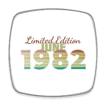 44e anniversaire Édition Limitée (SCR) 06/1982 - Magnet carré - blanc - Devant