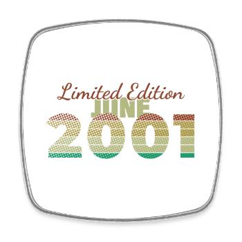 25th Anniversary Limited Edition (SCR) 06/2001 - Square fridge magnet - white - Front