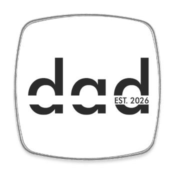 Dead EST 2026 Graphic - Square fridge magnet - white - Front