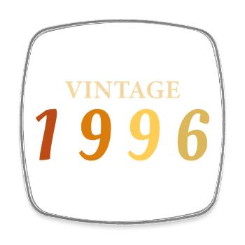 30 Year Old Legend Tee Born 1996 - Square fridge magnet - white - Front