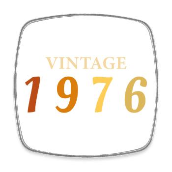 Tee 50 Ans Légende Né(e) 1976 - Magnet carré - blanc - Devant