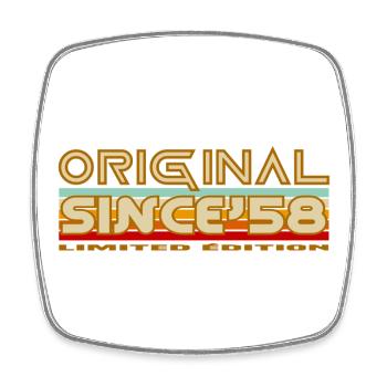 Original 1958 Vintage Edition - Square fridge magnet - white - Front