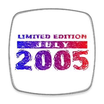 21e anniversaire Édition Limitée 07/2005 - Magnet carré - blanc - Devant