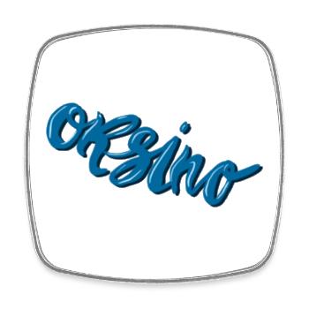 Orsino - Square fridge magnet - white - Front