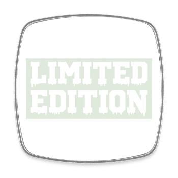 limited_edition - Viereckiger Kühlschrankmagnet - Weiß - Vorne