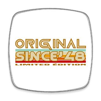 Original 48 Retro Édition Limitée - Magnet carré - blanc - Devant