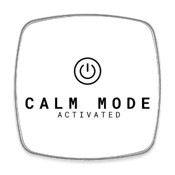 Calm Mode Activated | Entspannung - Viereckiger Kühlschrankmagnet - Weiß - Vorne