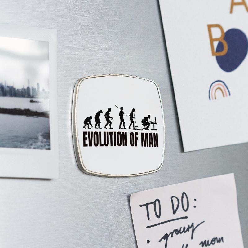 Square fridge magnet