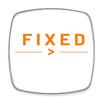 Bitcoin Fixed Supply Typography - Square fridge magnet - white - Front