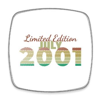 25th Anniversary Limited Edition (SCR) 07/2001 - Square fridge magnet - white - Front