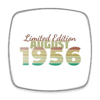 70th Birthday Limited Edition (SCR) 08/1956 - Square fridge magnet - white - Front
