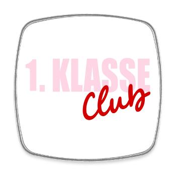 Schulanfang Einschulung 1. Klasse - Viereckiger Kühlschrankmagnet - Weiß - Vorne